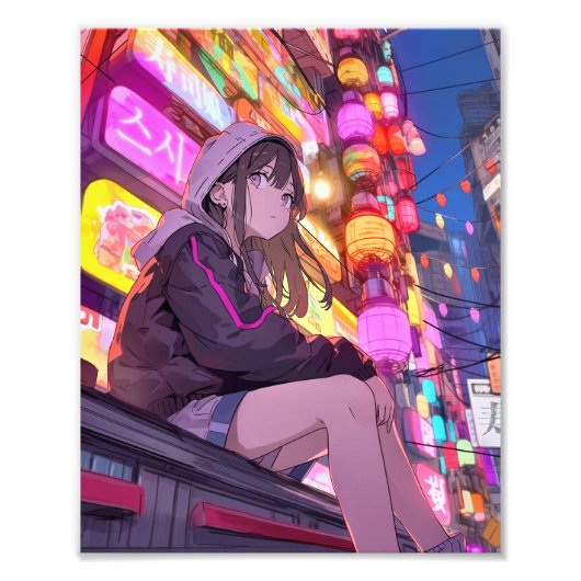 【Threads限定イラストポスター】寿司娘 GenerativeAI Fotodruck (Vorne)