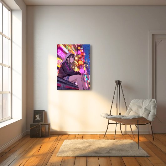 【Threads限定イラストポスター】寿司娘 GenerativeAI Fotodruck