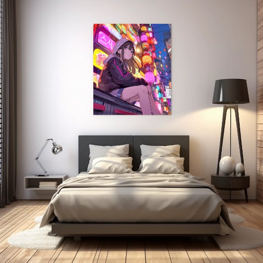 【Threads限定イラストポスター】寿司娘 GenerativeAI Fotodruck