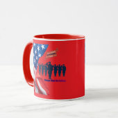 Threads of patriots pride bright red tasse (Vorderseite Links)