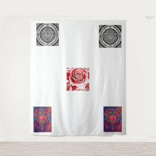 "Threads of Time: A Tapestry of Heritage and Arti Wandteppich