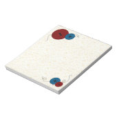 Threads und Tasten Notizblock (Rotiert)