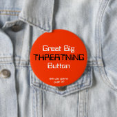 THREATNING, großes BigButton, sind Sie gehend zu Button (Beispiel)