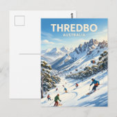 Thredbo Alpine Resort Australien Postkarte (Vorne/Hinten)