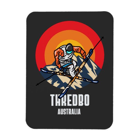 Thredbo Ski Alpine Resort Australien Magnet (Vertikal)