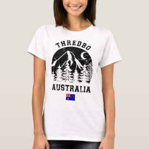 Thredbo Snowy Mountains Australien Skigebiet Alpin T-Shirt