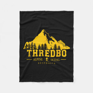 Thredbo Snowy Mountains Australien Skiort Souve Fleecedecke