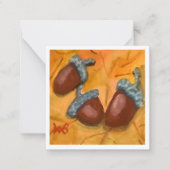 Three Acorns Mitteilungskarte (Vorderseite)