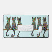 Three Amigos Cats Schreibtischunterlage (Tastatur & Maus)