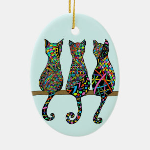 Three Amigos Keramikornament