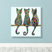 Three Amigos Leinwanddruck (Insitu (Holzboden))