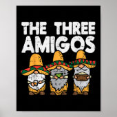 Three Amigos Mexican Gnomes Niedlich Cinco De Mayo Poster (Vorne)