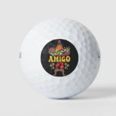 Three Amigos Mexiko Funny Matching Cinco De Mayo Golfball (Vorderseite)