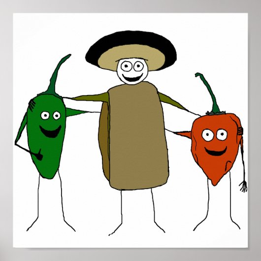 Three Amigos Poster (Vorne)