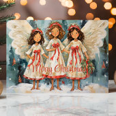 Three Angel Choir Frohe Weihnachten