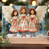 Three Angel Choir Frohe Weihnachten