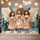 Three Angel Choir Frohe Weihnachten