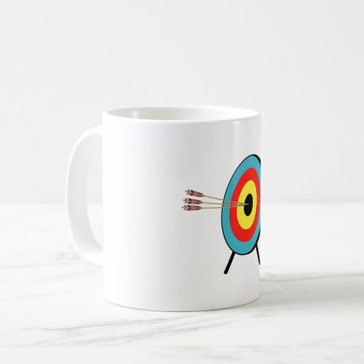 Three Arrow Bullseye Kaffeetasse (Vorderseite Links)