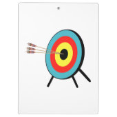 Three Arrow Bullseye Klemmbrett (Rückseite)