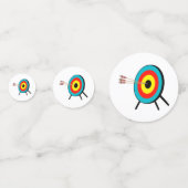 Three Arrow Bullseye Konfetti (Vorderseiten)