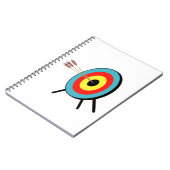 Three Arrow Bullseye Notizblock (Linke Seite)