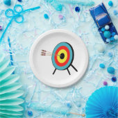 Three Arrow Bullseye Pappteller (Party)