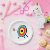 Three Arrow Bullseye Pappteller (Party)