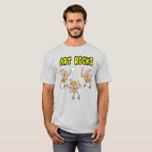 Three Art Rocks T - Shirt (Vorne ganz)