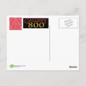 "Three Artists you should know"" Showcase Postkarte (Rückseite)