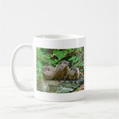 Three Baby Groundhogs Kaffeetasse (Links)