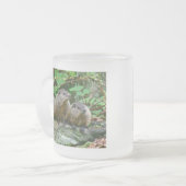 Three Baby Groundhogs Mattglastasse (Vorderseite Links)