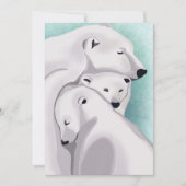 Three Bears Winter Wonderland - Frohe Weihnachten Einladung (Vorderseite)
