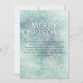 Three Bears Winter Wonderland - Frohe Weihnachten Einladung (Rückseite)