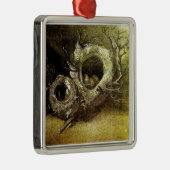 Three Birds' Nests Van Gogh Fine Art Ornament Aus Metall (Rechts)