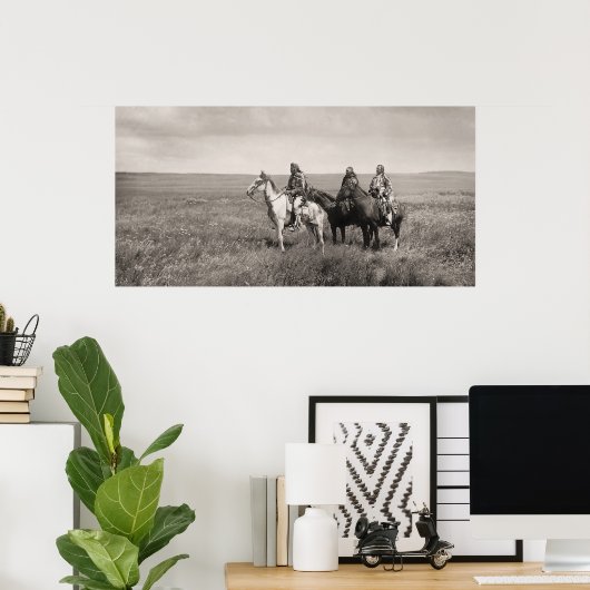 Three Blackfoot Chiefs Poster (Heimbüro)