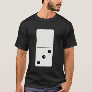 Three Blank Domino Funny Halloween Costume Group T-Shirt