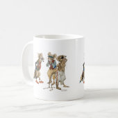 Three Blind Mice by Charles Folkard Kaffeetasse (Vorderseite Links)