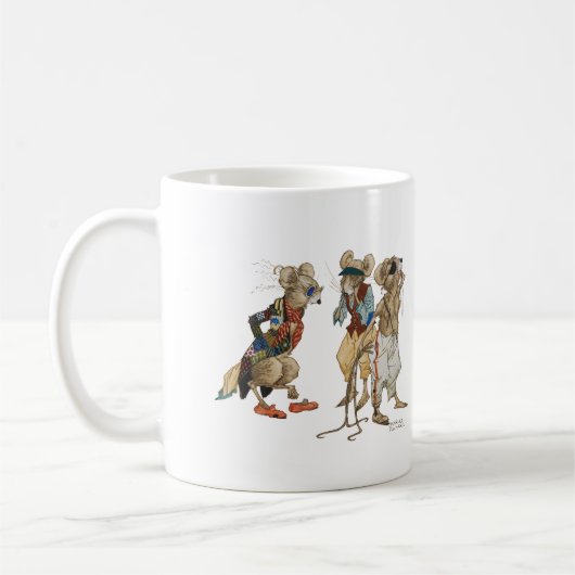 Three Blind Mice by Charles Folkard Kaffeetasse (Links)