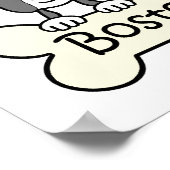 Three Boston Terriers Poster (Ecke)