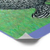 Three Brahmas Poster (Ecke)