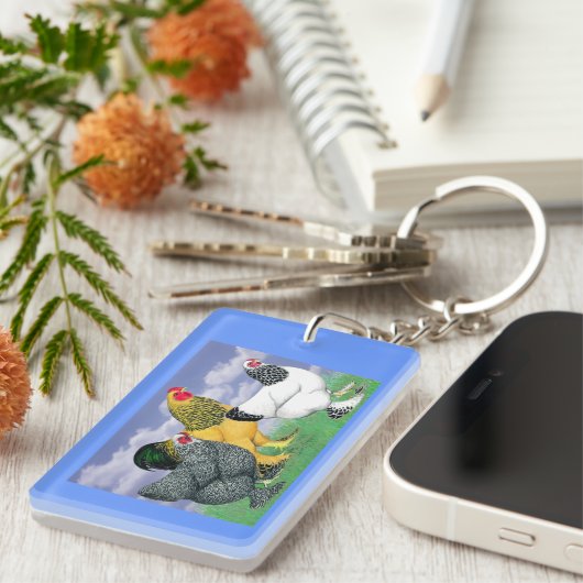 Three Brahmas Schlüsselanhänger (Vorderseite rechts)