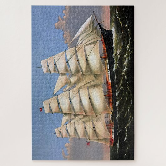 Three Brothers Clipper Ship 1875 Puzzle (Vertikal)