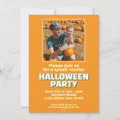 Three Bulldogs in Costumes Einladung (Rückseite)