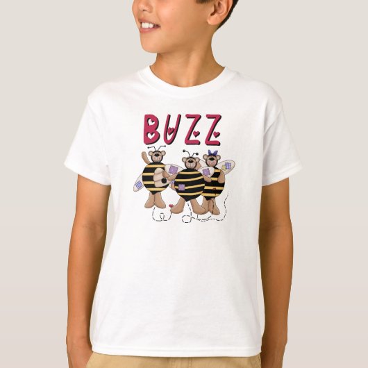 Three Bumblebee Buzz Tshirts and Gifts (Vorderseite)