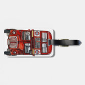 Three Buses Gepäckanhänger (Rückseite horizontal)