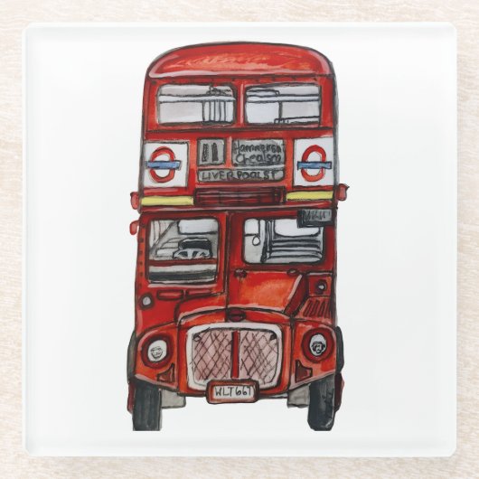 Three Buses Glasuntersetzer (Vorderseite)