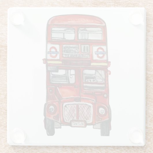 Three Buses Glasuntersetzer (Rückseite)