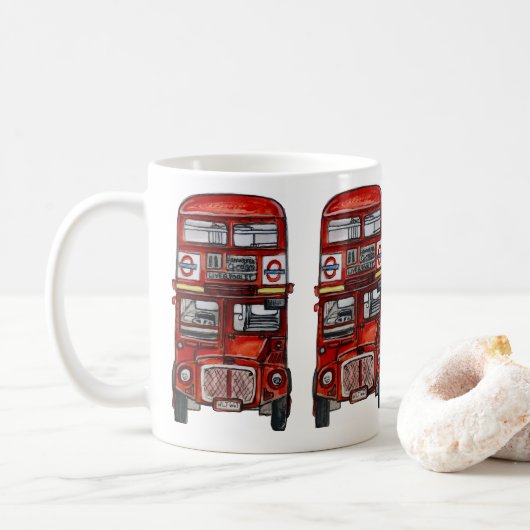 Three Buses Kaffeetasse (Mit Donut)