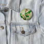 Three Calla Lilies Atemberaubend Botanical Acrylic Button (Beispiel)