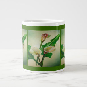 Three Calla Lilies Atemberaubend Botanical Acrylic Jumbo-Tasse